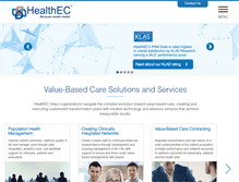 Tablet Screenshot of healthec.com